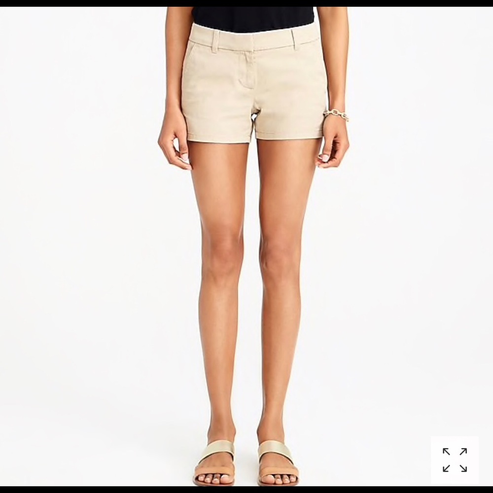 J. Crew Chino Shorts 3.5 inseam!